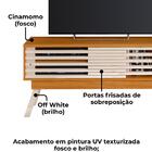 Bancada Frizz 1.5 Tvs Até 65” Cinamomo Off White 506139 Madet