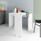 Bancada Giratória Para Cozinha Em L 120 X 81 Cm Mdp Branco -