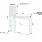 Bancada Gourmet 5 Nichos Ville  Branco