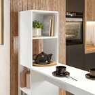 Bancada Gourmet 5 Nichos Ville  Branco