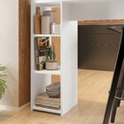 Bancada Gourmet 5 Nichos Ville  Branco