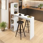 Bancada Gourmet 5 Nichos Ville  Branco