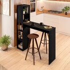 Bancada Gourmet 5 Nichos Ville  Preto