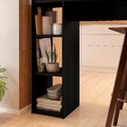 Bancada Gourmet 5 Nichos Ville  Preto