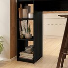 Bancada Gourmet 5 Nichos Ville  Preto