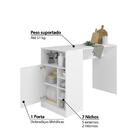 Bancada Gourmet Com 1 Porta E 7 Nichos - Branco