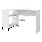 Bancada Gourmet Com 2 Nichos Brv Branco/preto