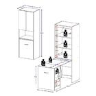 Bancada Gourmet Dobrável 2 Portas Casatema Branco