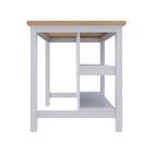 Bancada Gourmet Ilha Cozinha Ditália Com Iluminação 2 Pratele