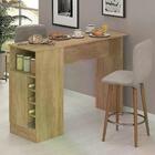 Bancada Gourmet Para Cozinha Com 5 Nichos - Carvalho