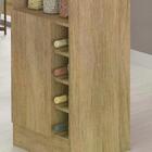 Bancada Gourmet Para Cozinha Com 5 Nichos - Carvalho