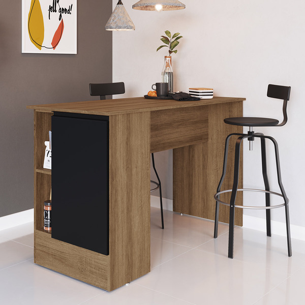 Bancada Gourmet Para Cozinha Laura 135 X 85 Cm 1 Porta Nichos