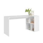 Bancada Ilha De Cozinha Gourmet Com Estante Nicho 160 X 78 Cm