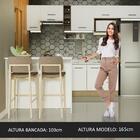 Bancada Ilha Para Cozinha 120 Cm Branco Madesa