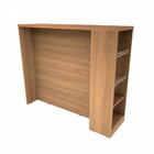 Bancada Ilha Para Cozinha Telasul 120 Cm Com Fruteira Freijó