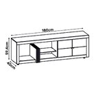 Bancada Kira Para Tv 70 Polegadas Dj Móveis