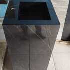 Bancada Lavatório Porcelanato Black Supremo Esculpido