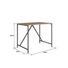 Bancada Macadamia/preto M.com