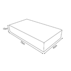 Bancada Madeira Maciça Banheiro Lavabo Estilo Industrial 70 C