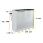 Bancada/mesa De Cozinha Multimóveis Mariah 2 Portas Fg5484 Br