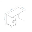 Bancada Mesa Para Cozinha 2 Nichos Brv Móveis Castanho