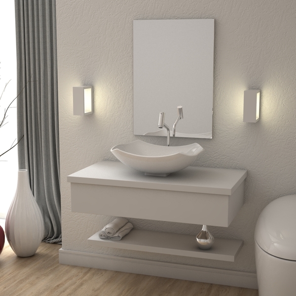 Bancada Metrópole 806w 80cm C/cuba L42 E Espelheira