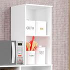 Bancada Microondas Supensa Duda - Branco - Rpm Móveis