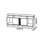 Bancada Milan 1.5 Para Tv De 65" Cinamomo Mel / Off White - M