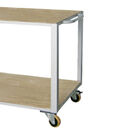 Bancada Móvel Aberta Com 4 Rodas De Pu 1110x810x900mm Marcon