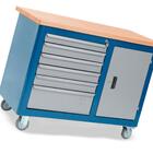 Bancada Móvel Com Tampo De Pinus 40mm 502 Cmb