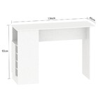 Bancada Multiúso Gourmet 1 Pt Branca