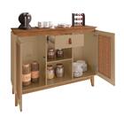 Bancada Nub Vintage Champagne Cedro 2 Portas Emolduradas