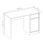 Bancada Office Walker Amendola Grafito