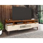 Bancada Painel Para Tv Até 65” Dubai 1.6 Nature Off White