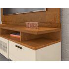 Bancada Painel Para Tv Até 65” Dubai 1.6 Nature Off White