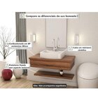 Bancada Para Banheiro 80cm Com Cuba Aria E Prateleira 805w Me