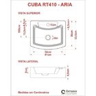 Bancada Para Banheiro 80cm Com Cuba Aria E Prateleira 805w Me