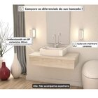 Bancada Para Banheiro 80cm Com Cuba Aria Rt41 800w Metrópole