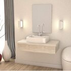 Bancada Para Banheiro 80cm Com Cuba Aria Rt41 800w Metrópole