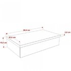 Bancada Para Banheiro 80cm Com Cuba Aria Rt41 800w Metrópole