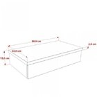 Bancada Para Banheiro 80cm Com Cuba Aria Rt41 800w Metrópole