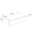 Bancada Para Banheiro 80cm Com Cuba Aria Rt41 800w Metrópole