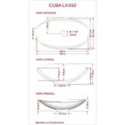 Bancada Para Banheiro 80cm Com Cuba Canoa L45 Prateleira E Es