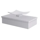 Bancada Para Banheiro 80cm Com Cuba Folha F44 800w Metrópole