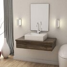 Bancada Para Banheiro 80cm Com Cuba Q39 800w Metrópole  Carva