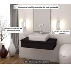 Bancada Para Banheiro 80cm Com Cuba Q39 800w Metrópole Compac