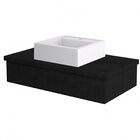 Bancada Para Banheiro 80cm Com Cuba Q39 800w Metrópole Compac