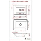 Bancada Para Banheiro Cuba Rt45 Com Prateleira 605w Metrópole