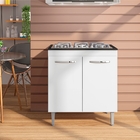 Bancada Para Cooktop Istambul Branco