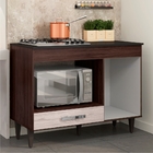 Bancada Para Cooktop Madri Castanho Avelã